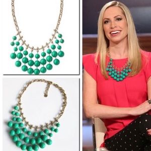 Stella & Dot Jolie necklace, green.